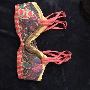 Multi color bikini top